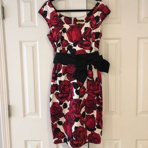 White House Black Market Rose Dress